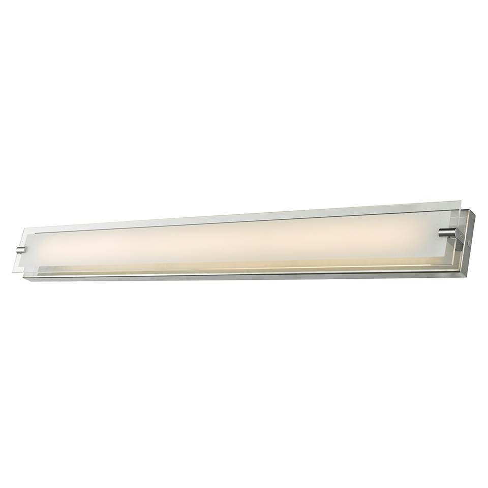 Abra Lighting 29'' Vanity with Edged Frosted Glass Panel with High Output Dimmable LED