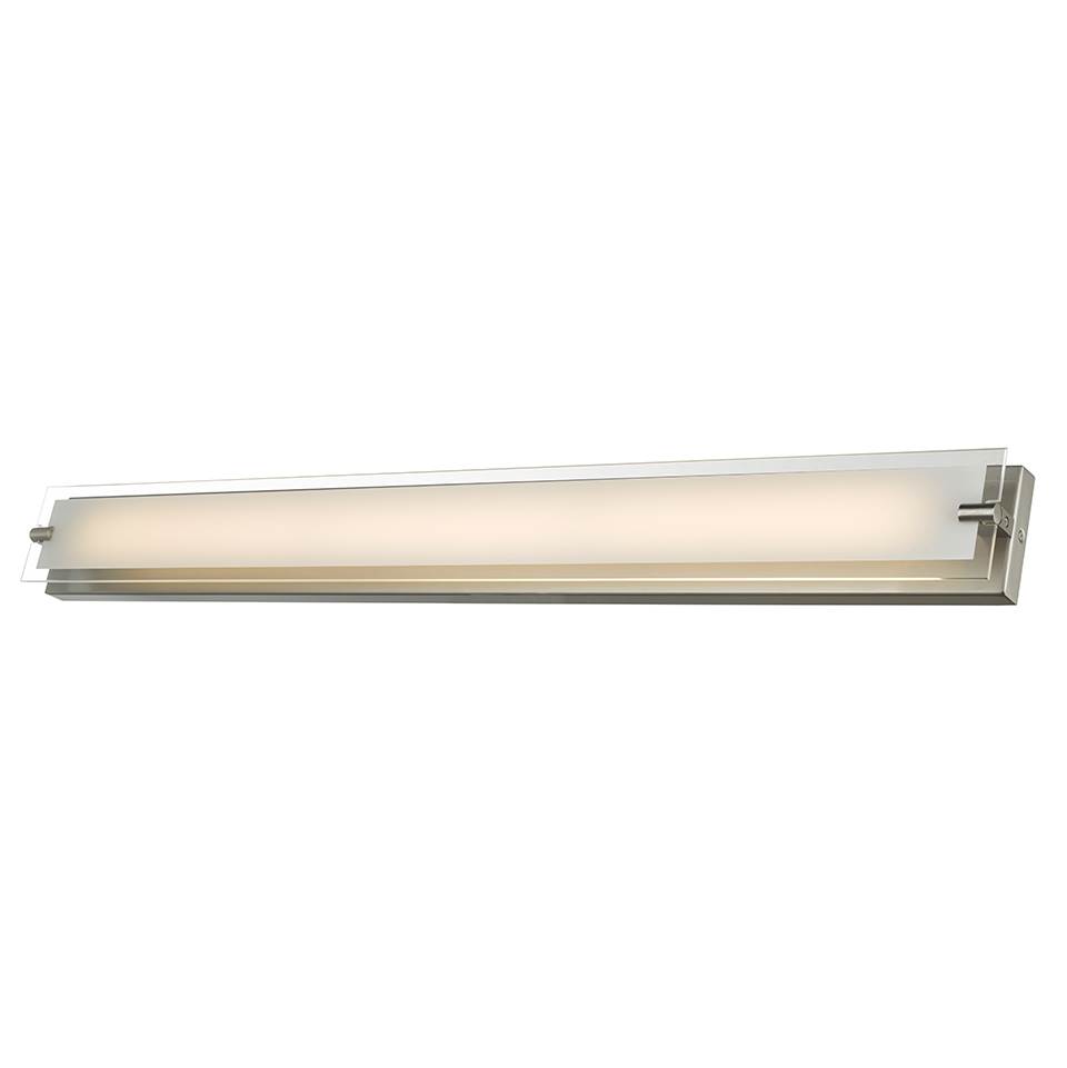 Abra Lighting 40'' Vanity with Edged Frosted Glass Panel with High Output Dimmable LED