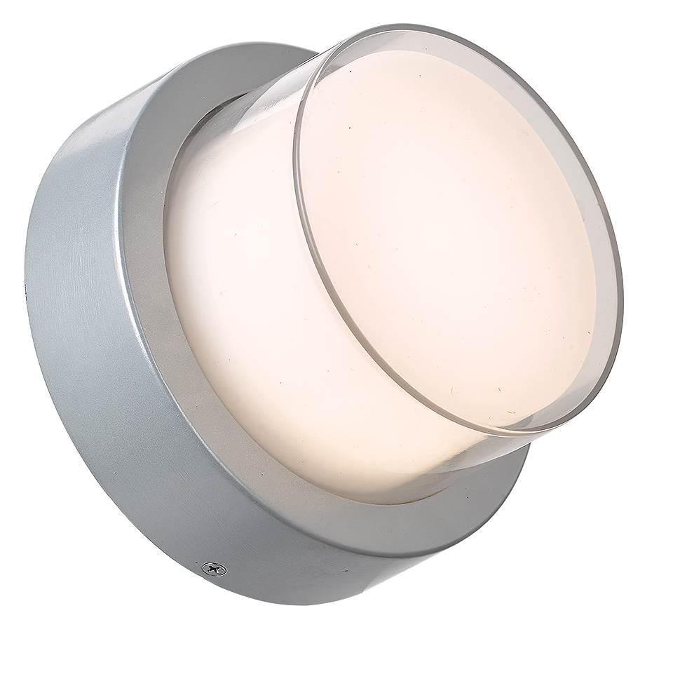 Abra Lighting Round Hooded Wet Location Wall Sconce
