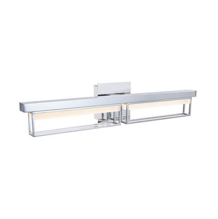 Abra Lighting (m) Framed Vanity with Frosted Glass Diffuser