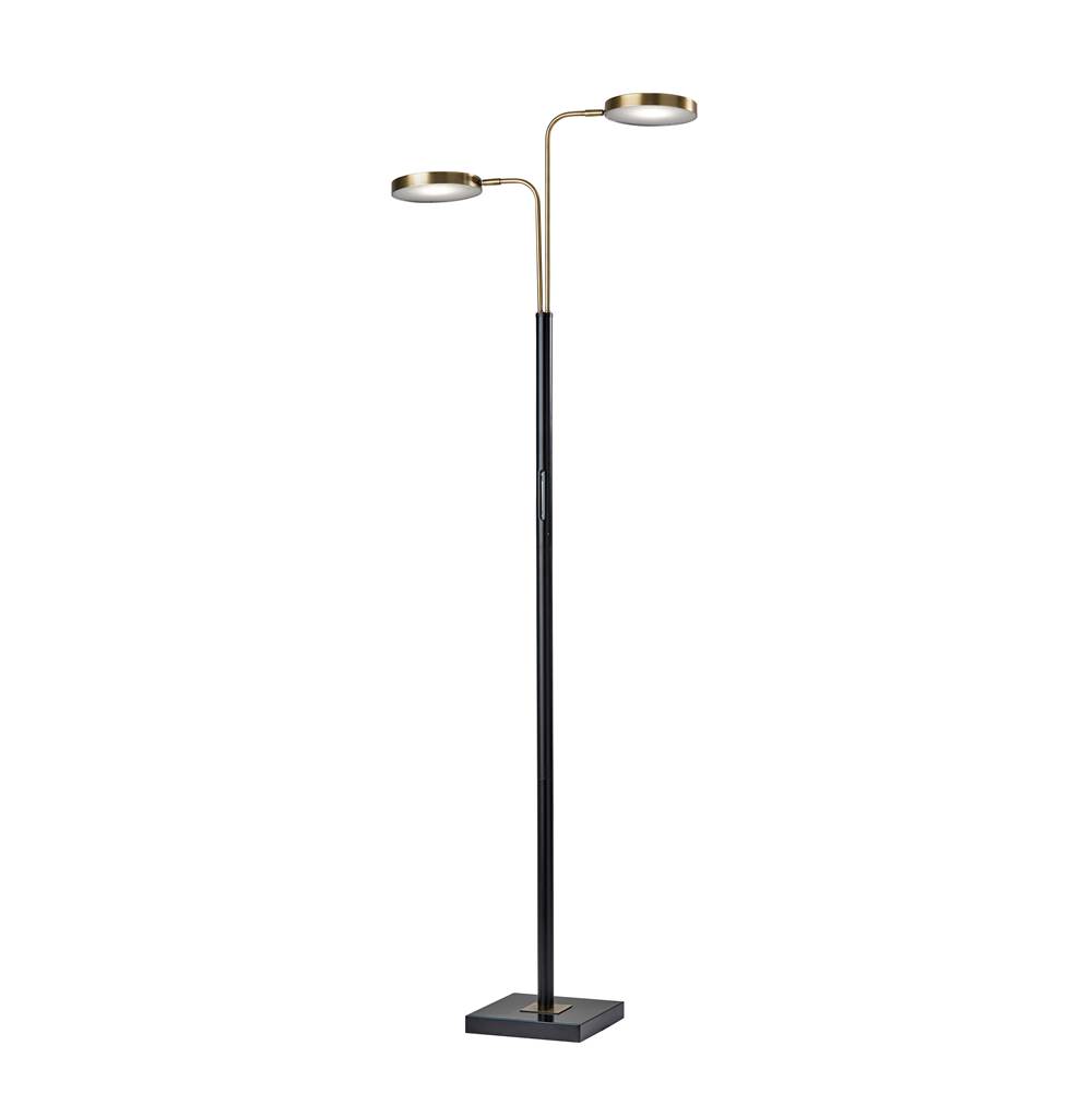 Adesso Rowan LED Floor Lamp with Smart Switch