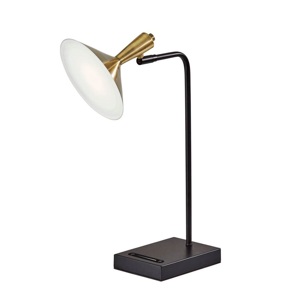 Adesso Lucas LED Desk Lamp With Smart Switch