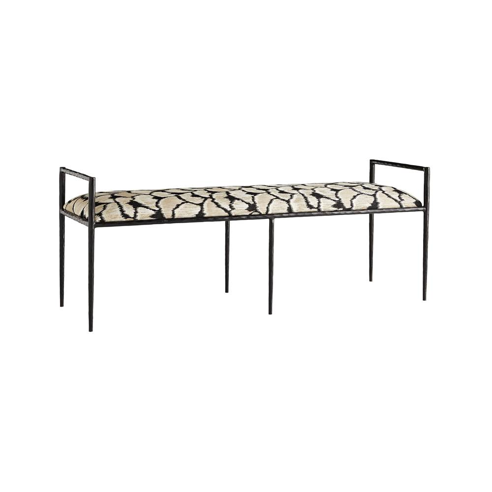 Arteriors Home Natural Iron/Ocelot Embroidery