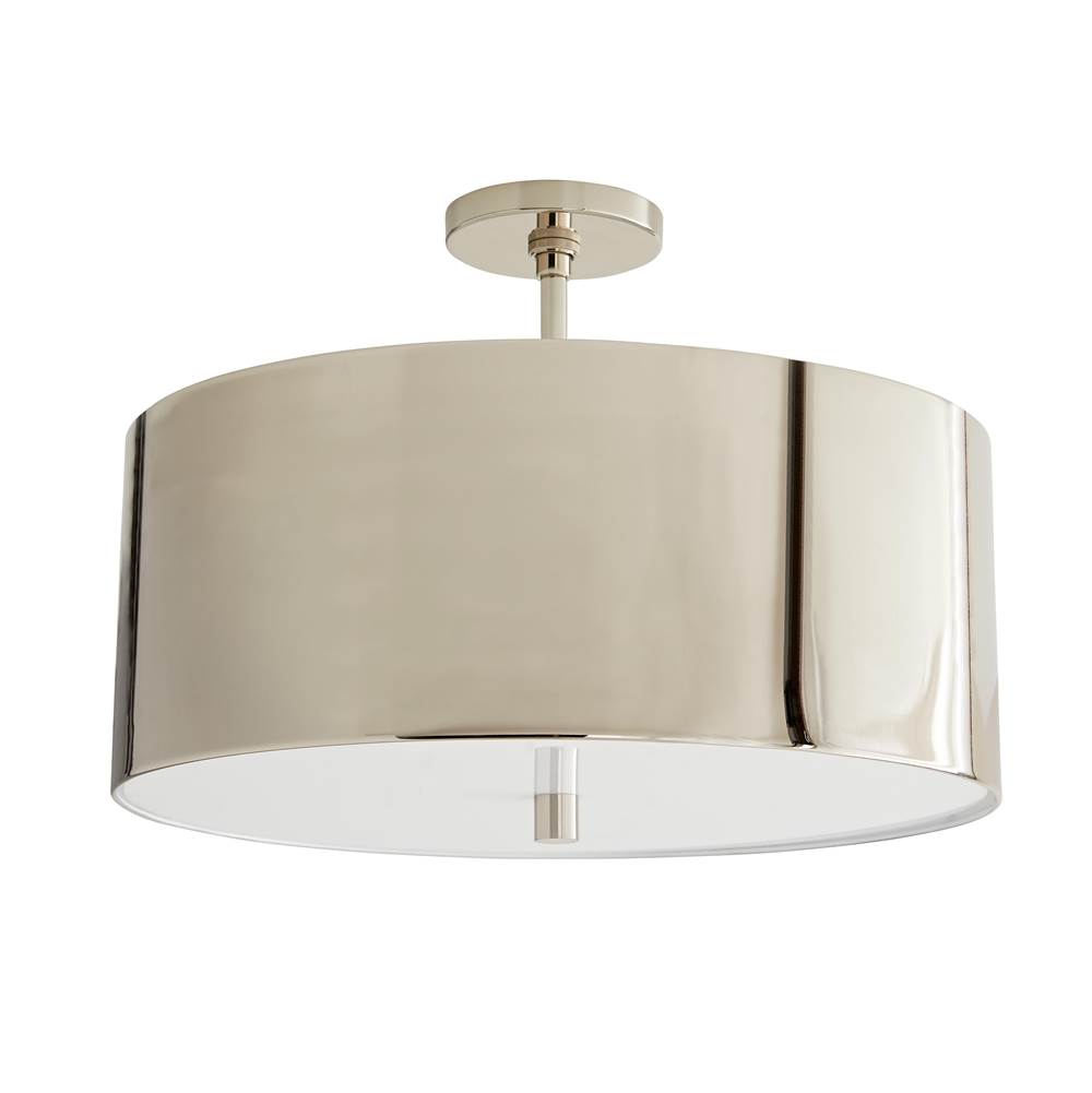 Arteriors Home 3 Light/Polished Nickel/Frosted Acrylic