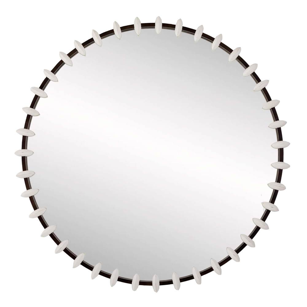 Arteriors Home White Gesso/Bronze/Plain Mirror