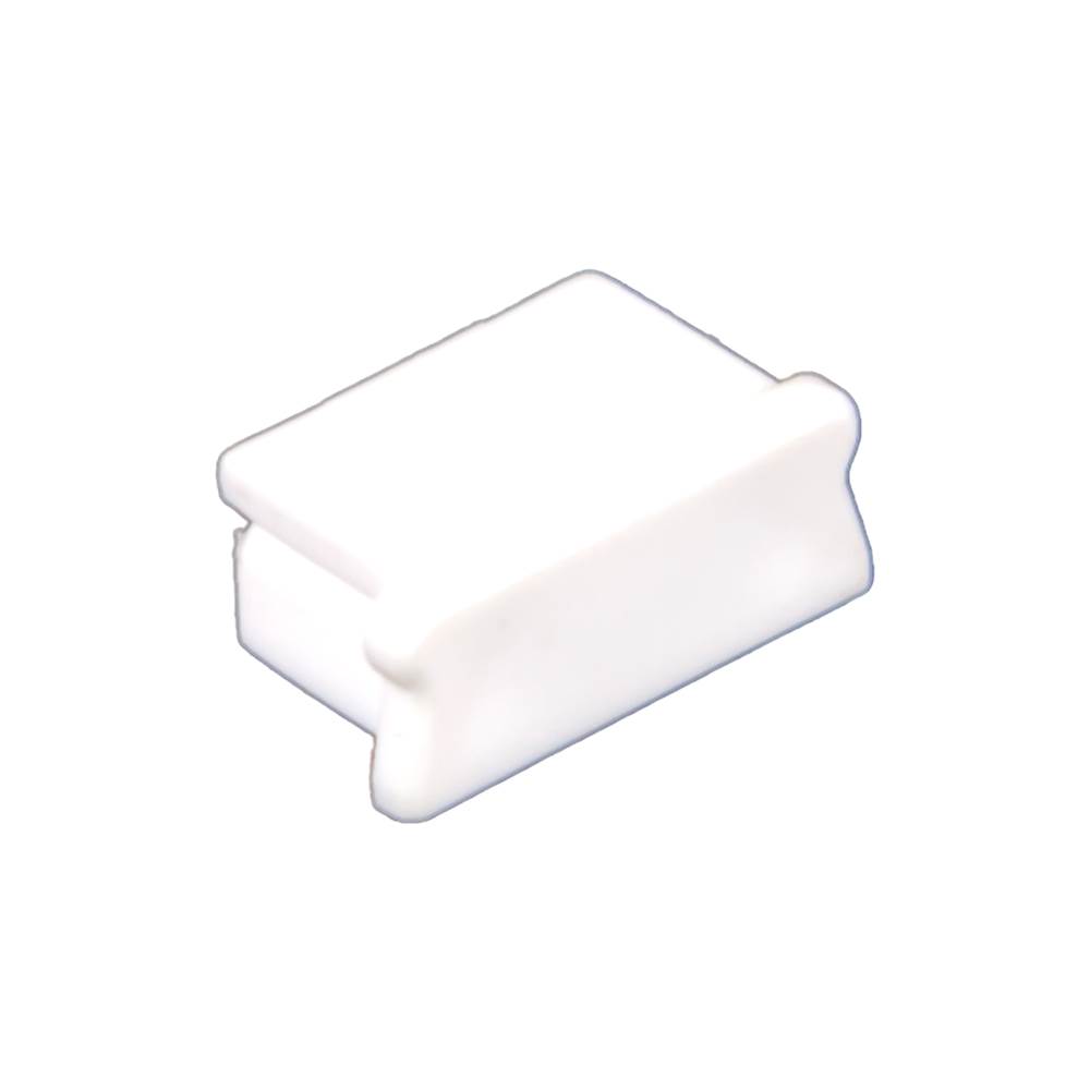 American Lighting END CAP FOR EE1 ECONOMY EXTRUSION, WHITE PLASTIC