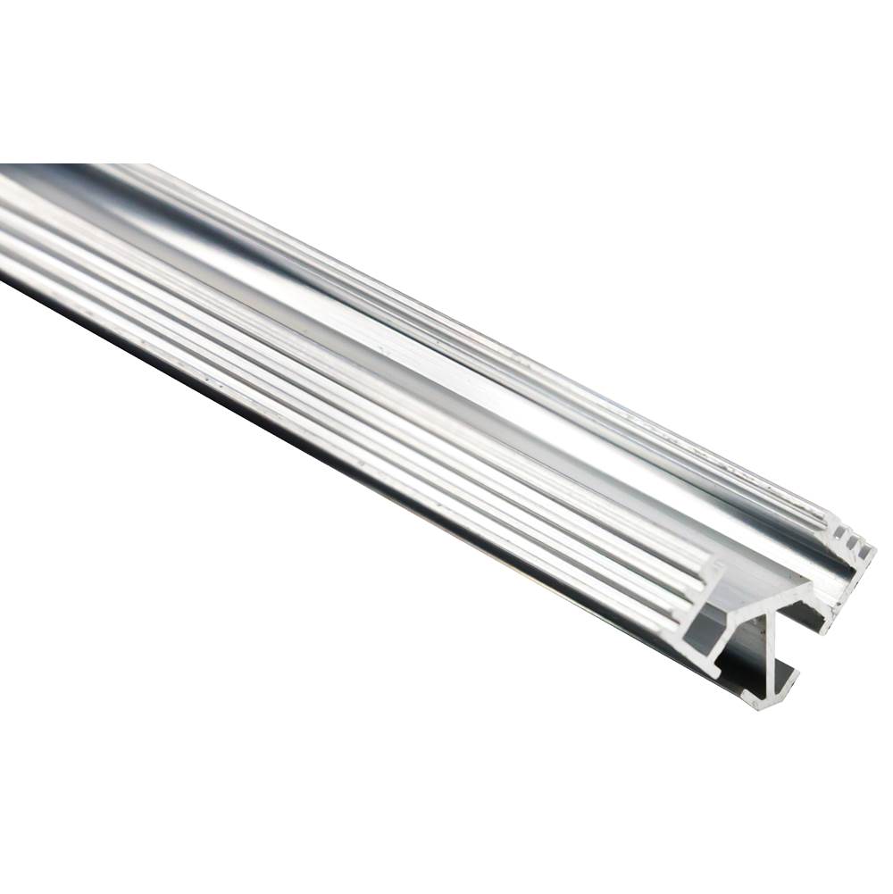 American Lighting ECONOMY EXTRUSION, 45-DEG ANOD. ALUM INCL. FROSTED LENS, 1M