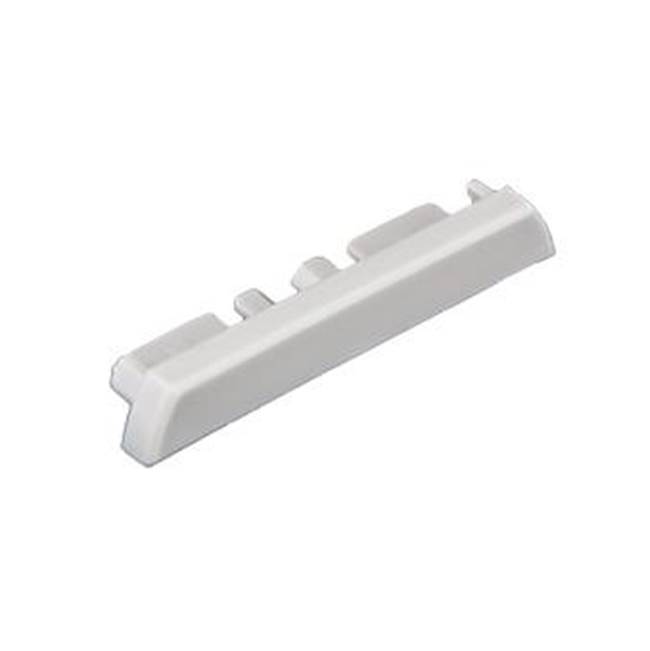 American Lighting END CAP FOR TRIPLE STANT EXTRUSION, WHITE PLASTIC