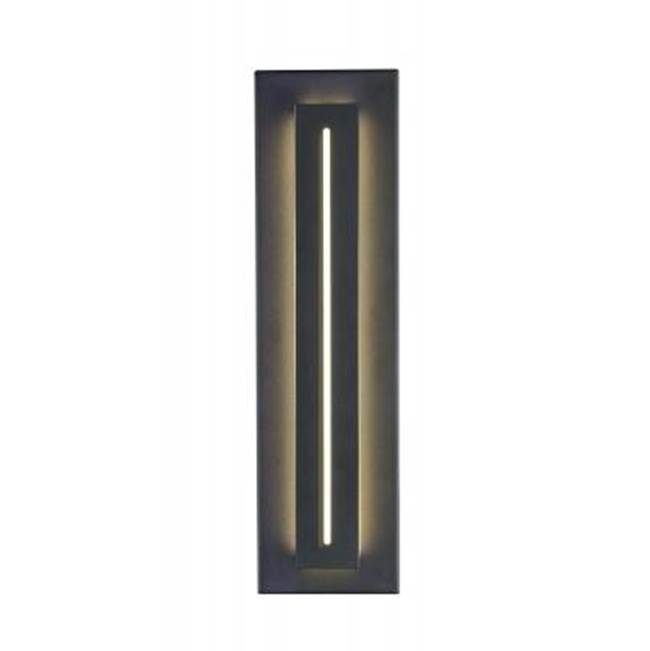 Avenue Lighting Avenue Outdoor The Bel Air Collection Black Led Wall Sconce