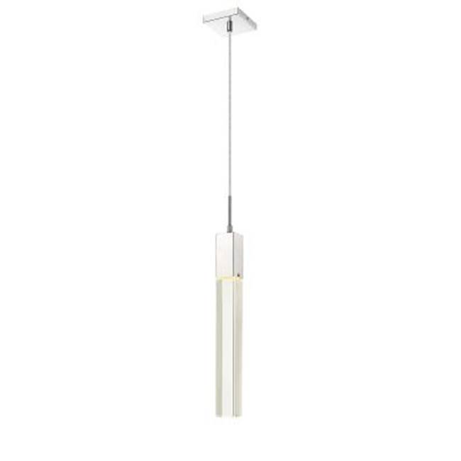 Avenue Lighting The Original Glacier Avenue Collection Chrome Single Pendant With Clear Crystal