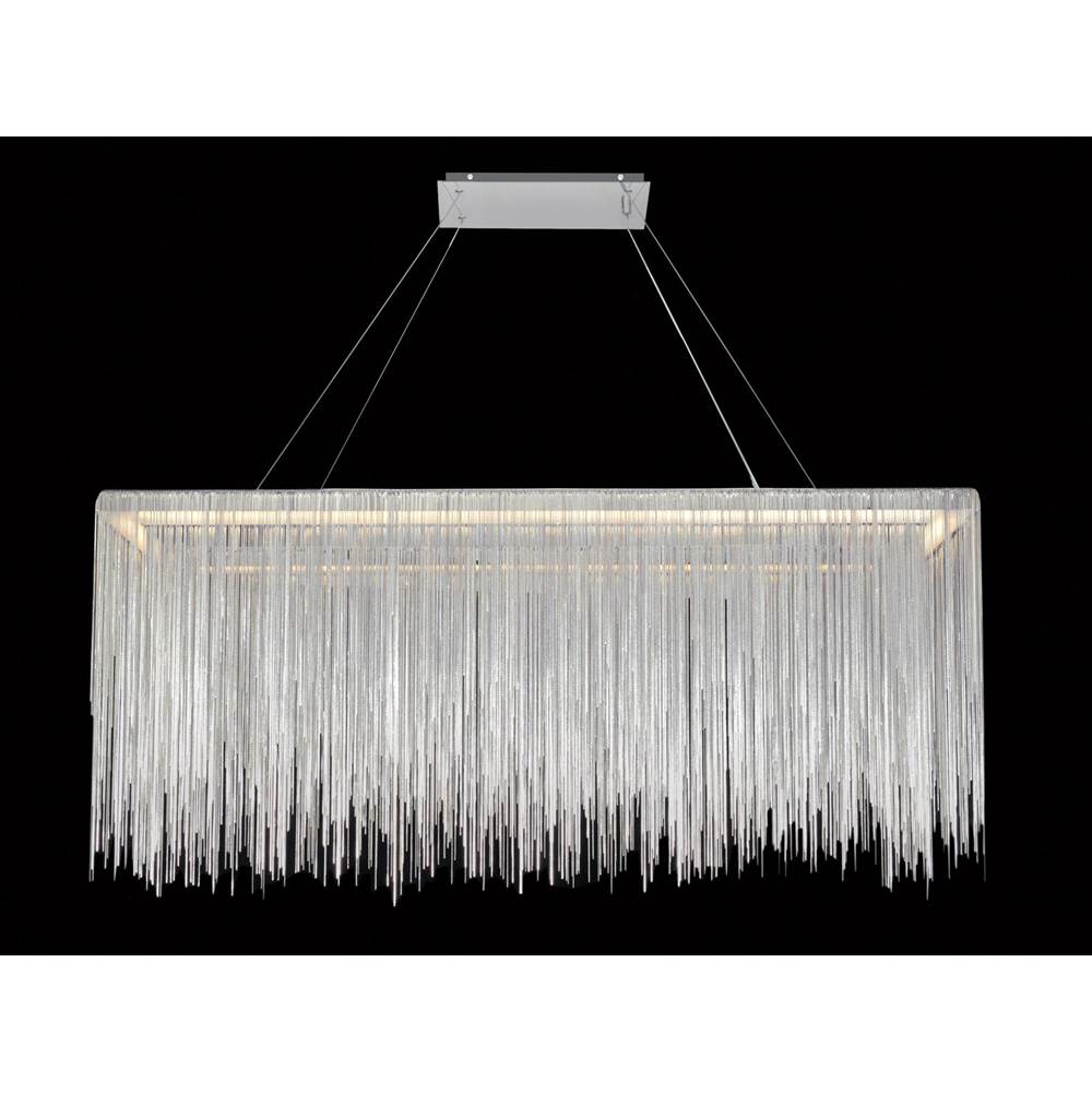Avenue Lighting Fountain Ave. Collection Chrome Jewelry Rectangle Hanging Fixture