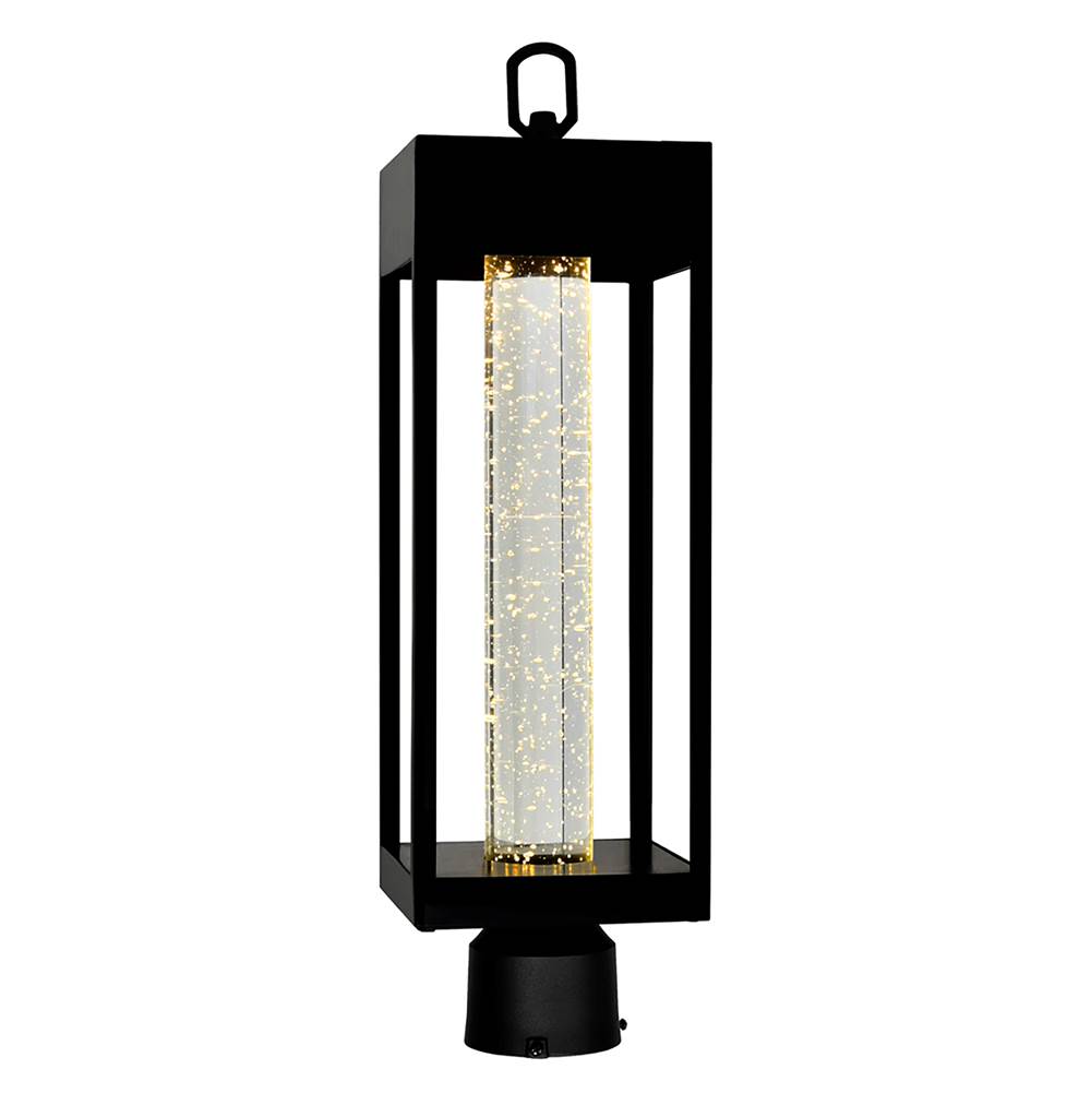 CWI Lighting Rochester LED Integrated Black Outdoor Lantern Head