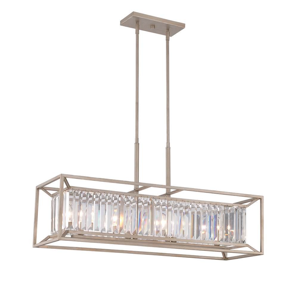 Designers Fountain Linares 4 Light Linear Chandelier