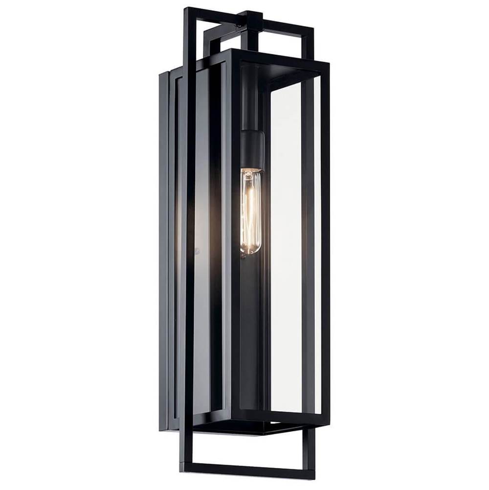 Kichler Lighting Goson 24'' 1 Light Wall Light with Clear Glass in Black