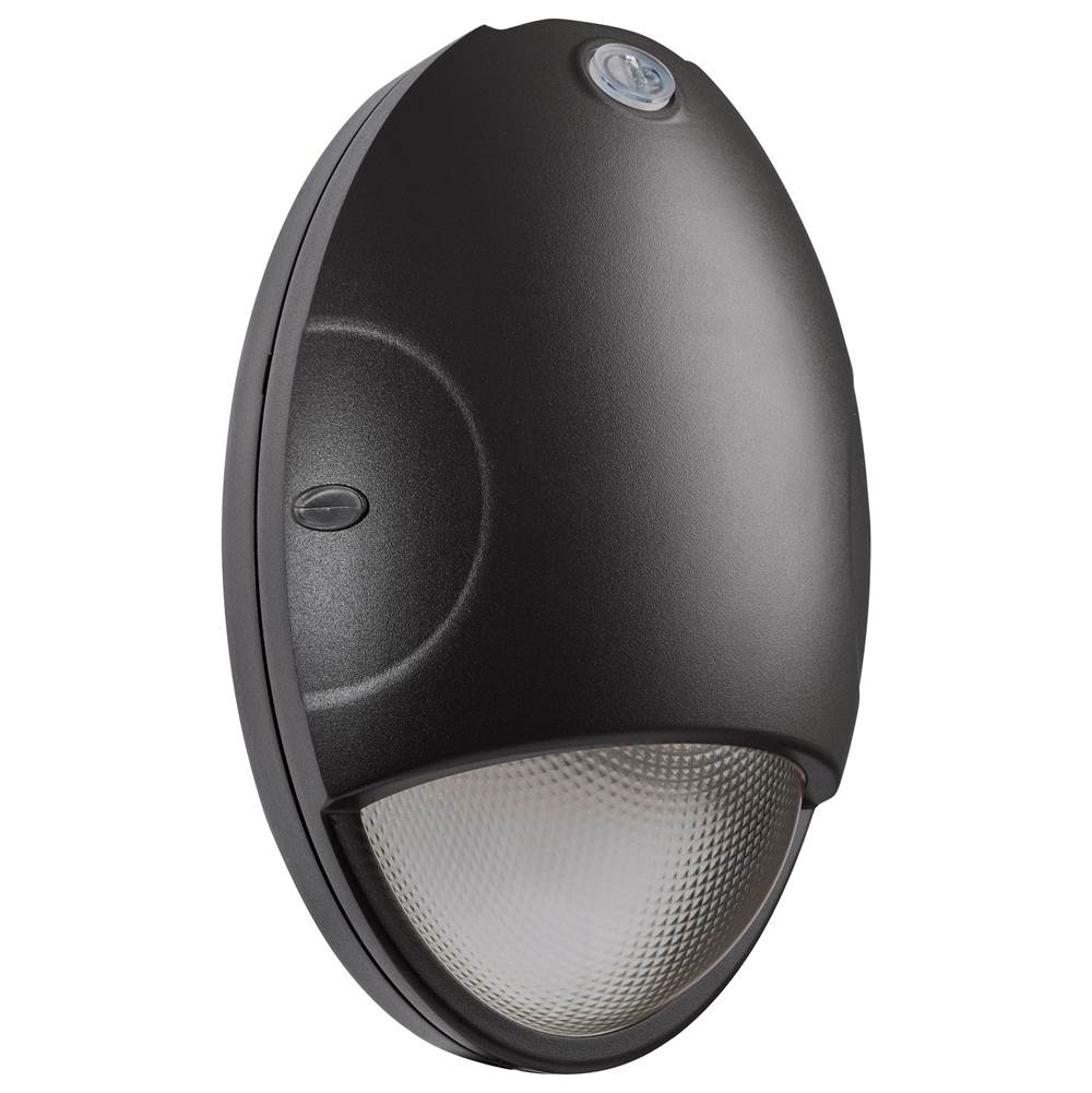 Nuvo LED SMALL EM WALL PACK BLACK