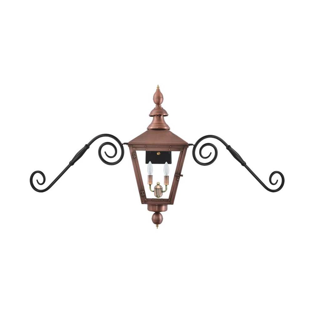 Primo Lanterns Charleston 35E Electric with Moustache scrolls