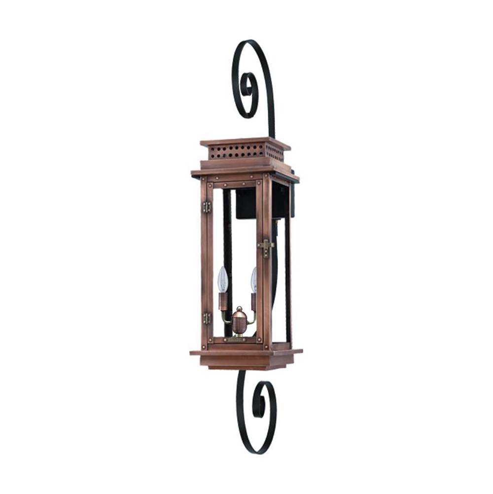 Primo Lanterns Nouveau 19E Electric with Top and Bottom scroll