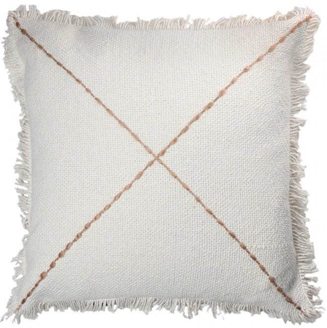Renwil Fringe Stitched Edge Pillow
