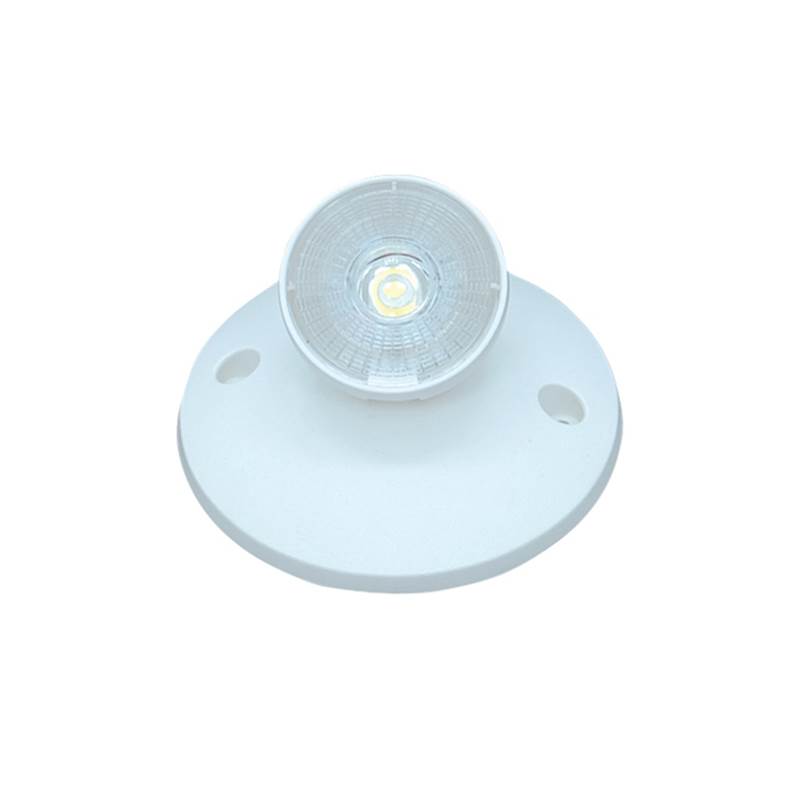 RP Lighting + Fans Damp- Single Remote Head- 1 W LED, 6000K