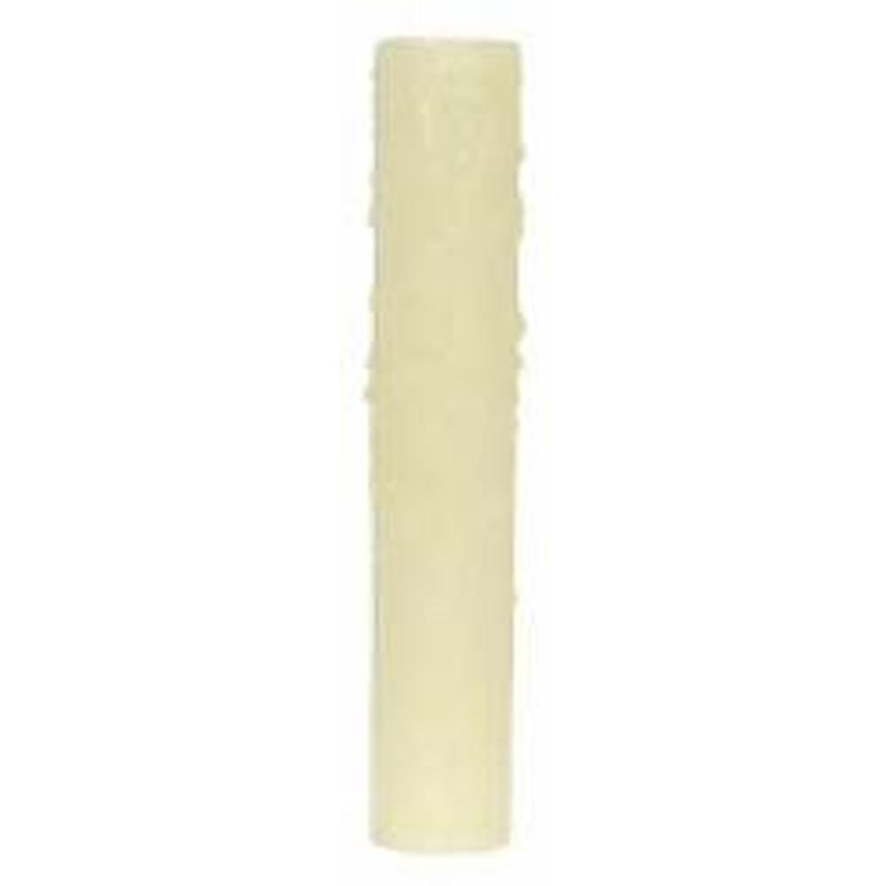 Satco 6'' Ivory Bees Wax Candle Cover