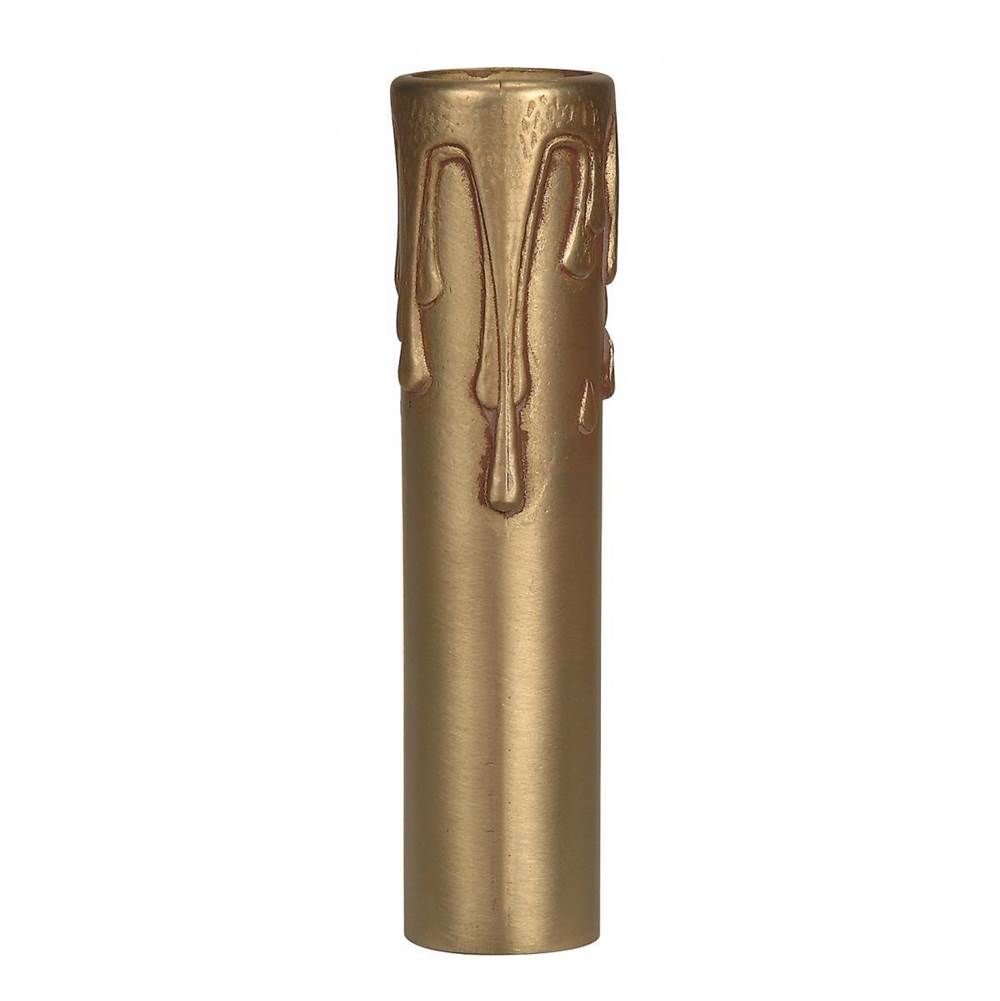 Satco 4'' French Gold Drip Metal