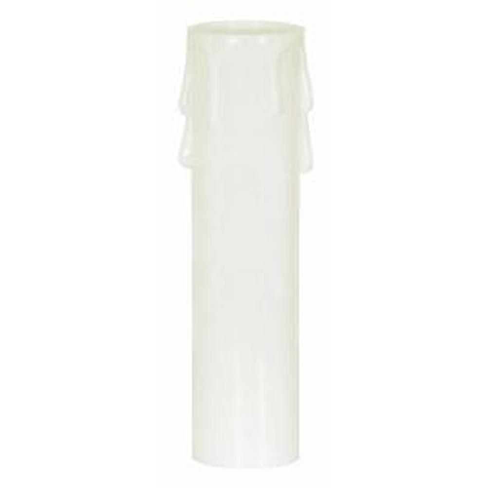 Satco 2'' Medium White Drip Candle Cover