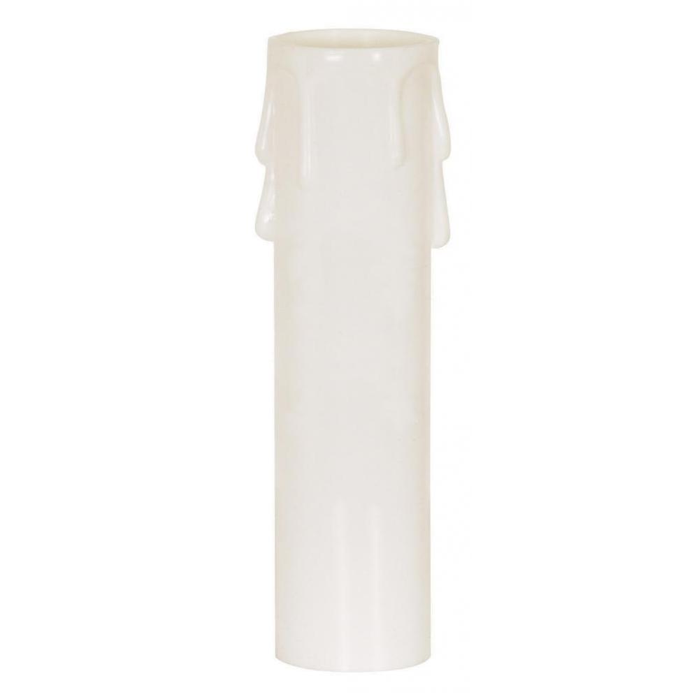 Satco 3'' Medium White Drip Candle Cover