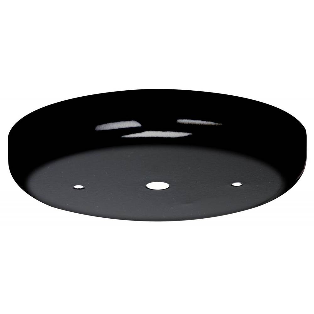 Satco Black Finish Con Canopy Only
