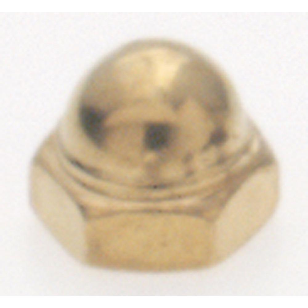 Satco 8/32 Cap Nut Brass Plated