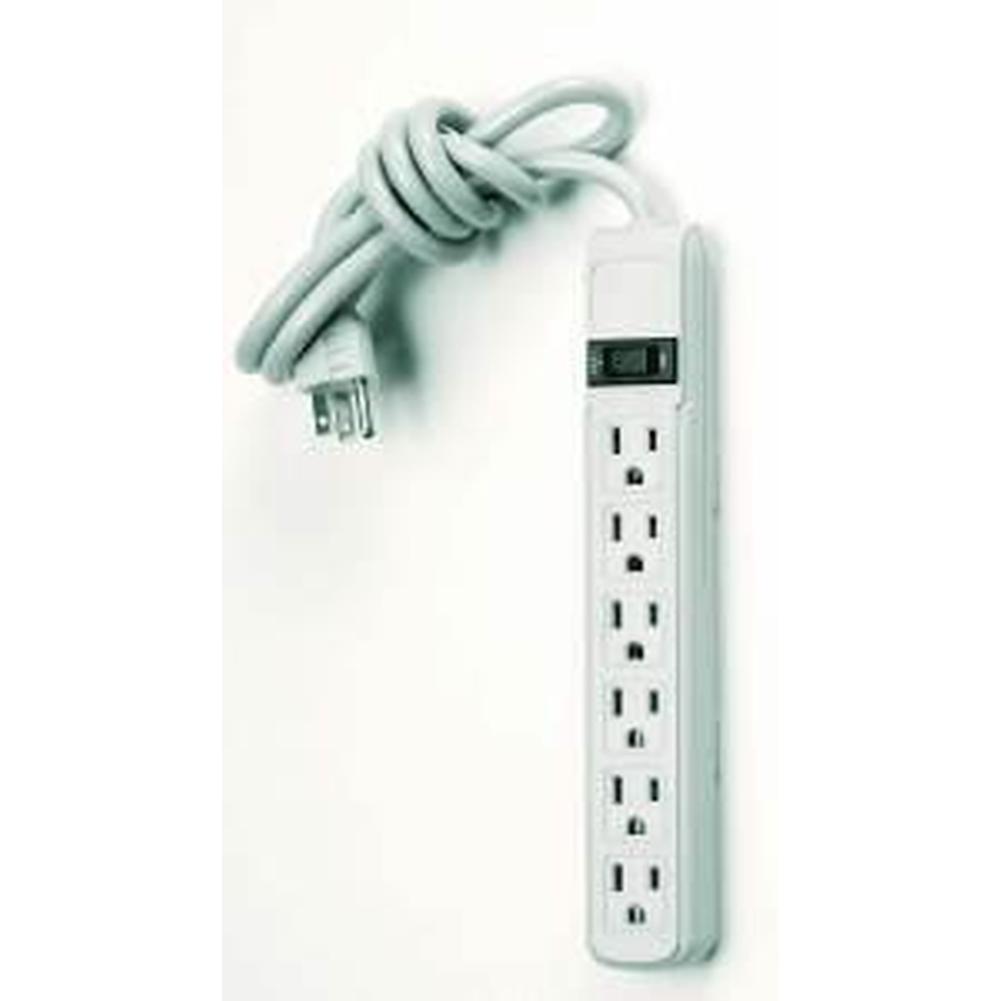 Satco 6 Outlet Surge Protector With