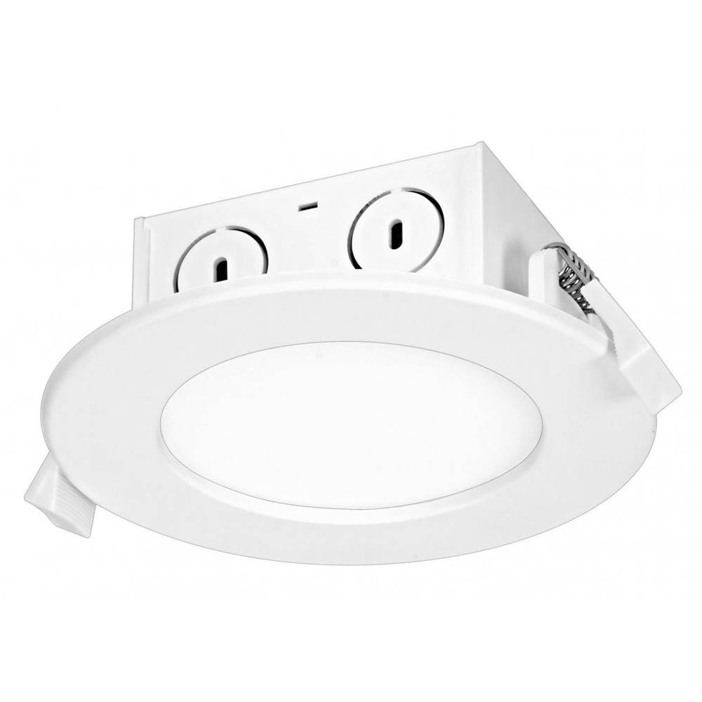Satco 8.5 W LED Direct Wire Downlight, Edge-lit, 4'', 4000K, 120 V, Dimmable