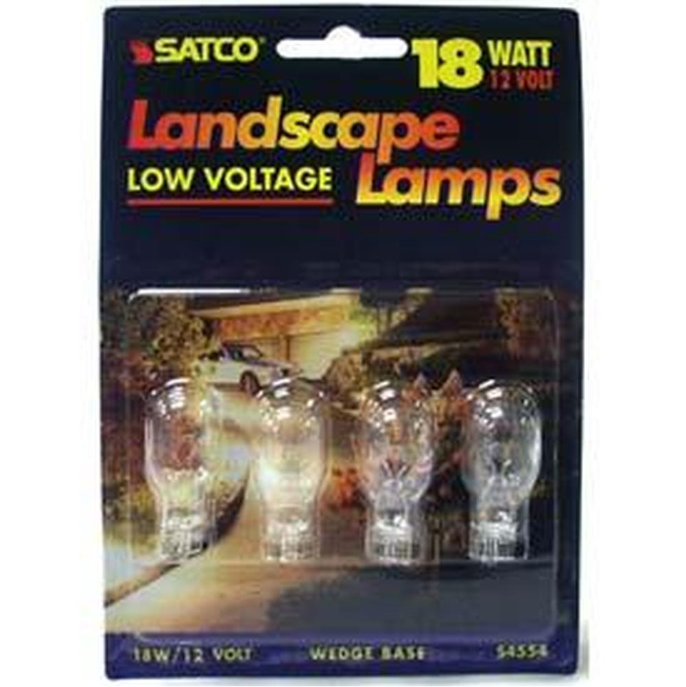 Satco 18W 4 PACK LANDSCAPE LAMP