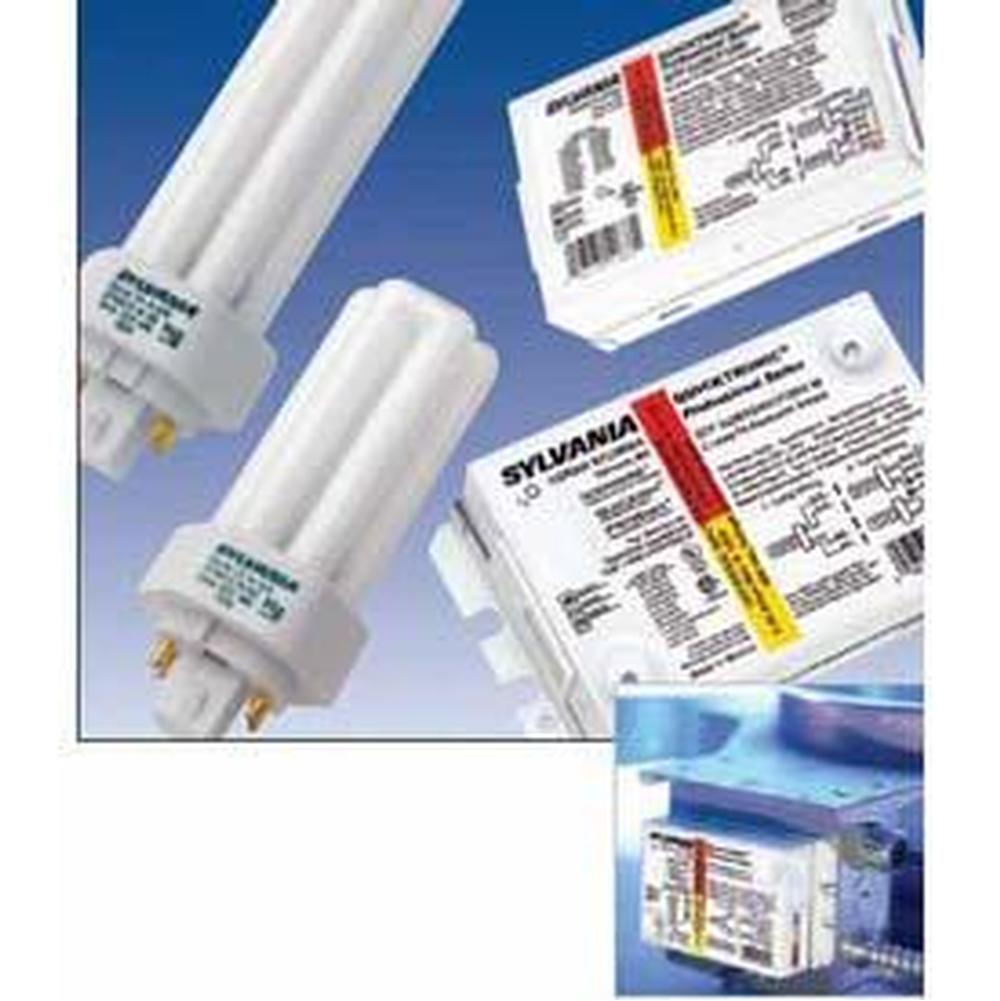 Satco QTP1/2CF/UNV/Dual Entry, # of lamps: 2, CF26, Compact Fluorescent Programmed Start, < 10% THD, Universal Voltage Ballast